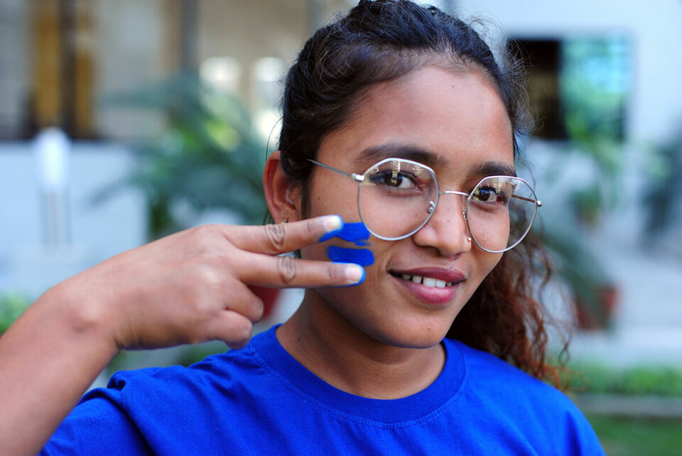 Selv i 2021 er det kontroversielt mange steder at jenter har rett til å delta i samfunnsdebatten. Plans ungdomsklubb i Nepal fremmer jenters deltagelse i samfunnsdebatten: Foto: Bishal Ranamagar / Plan International