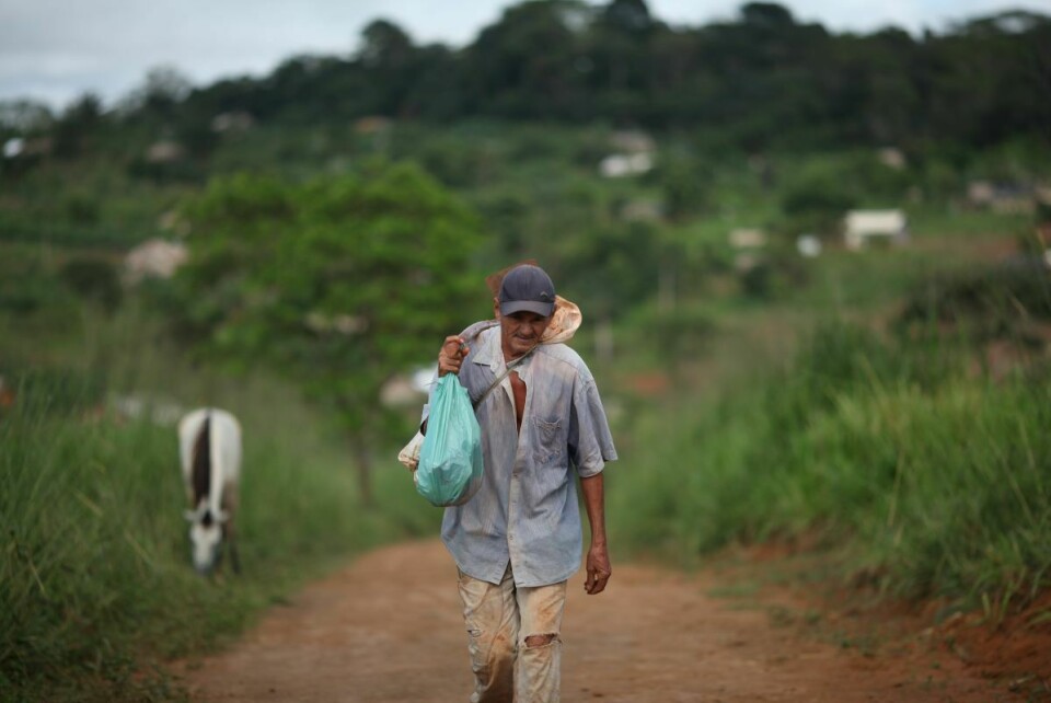 Brasil er et av landene i verden der det er store skiller og konflikter mellom kommersielle jordbruksselskaper og småbønder. Foto: NTB