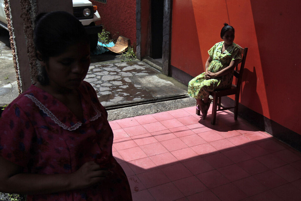 38 prosent av de latinamerikanske jentene forventes å bli gravide før de fyller 20 år. Her fra Nicaragua. Foto: NTB scanpix