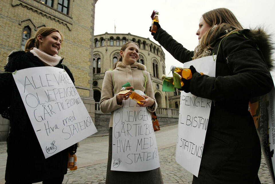 Pengene som bistandsorganisasjonene vil vil ha mer av kommer ikke fra en Sareptas krukke som aldri blir tom. Derfor er det viktig å sørge for at pengene går dit det har effekt på lang sikt, skriver Christian Tybring-Gjedde som er stortingsrepresentant for FrP. Foto: Erlend Aas/NTB Scanpix