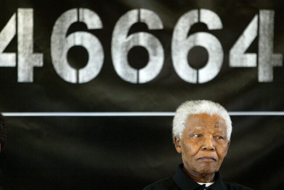 Mandela-feiring med bismak