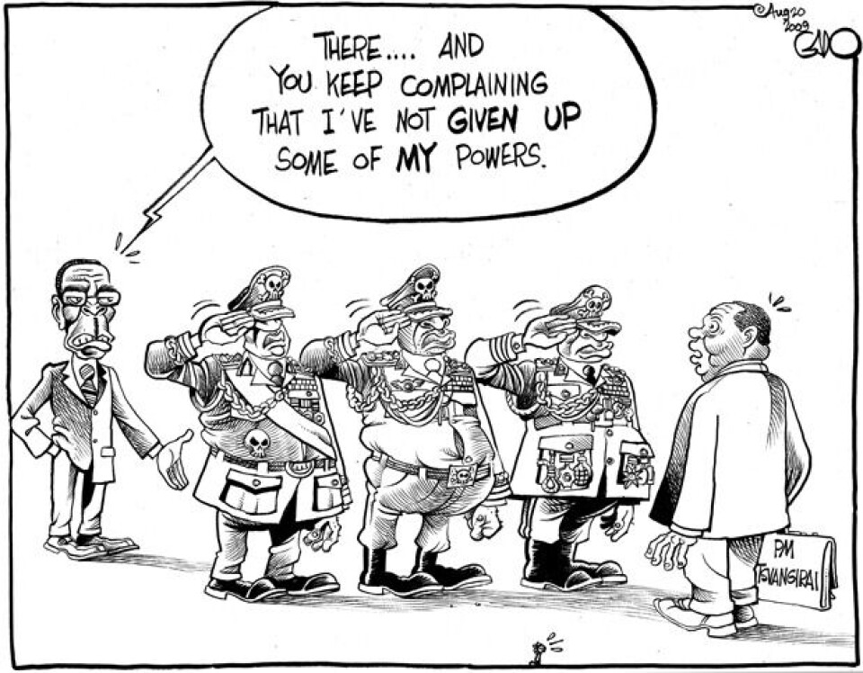 Tsvangirai: Mugabes folk er 'plyndrere'