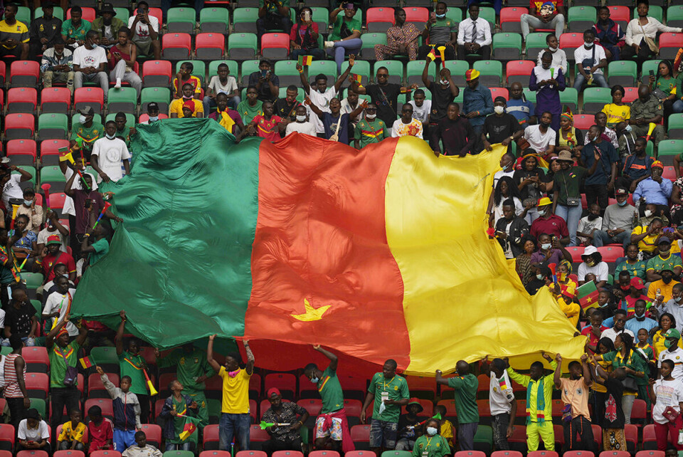 Lydnivået var slik at man kunne ense en mild hodepine under Kameruns gruppespillkamp mot Kapp Verde denne uka, rapporterer vår reporter i Yaoundé. Foto: Ulrik Pedersen / NurPhoto / Shutterstock / NTB