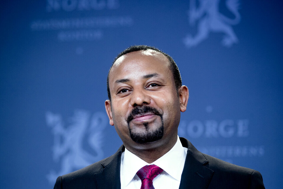 Etiopias statsminister Abiy Ahmed i Oslo i 2019 for å motta Nobels fredspris. Foto: Stian Lysberg Solum / NTB