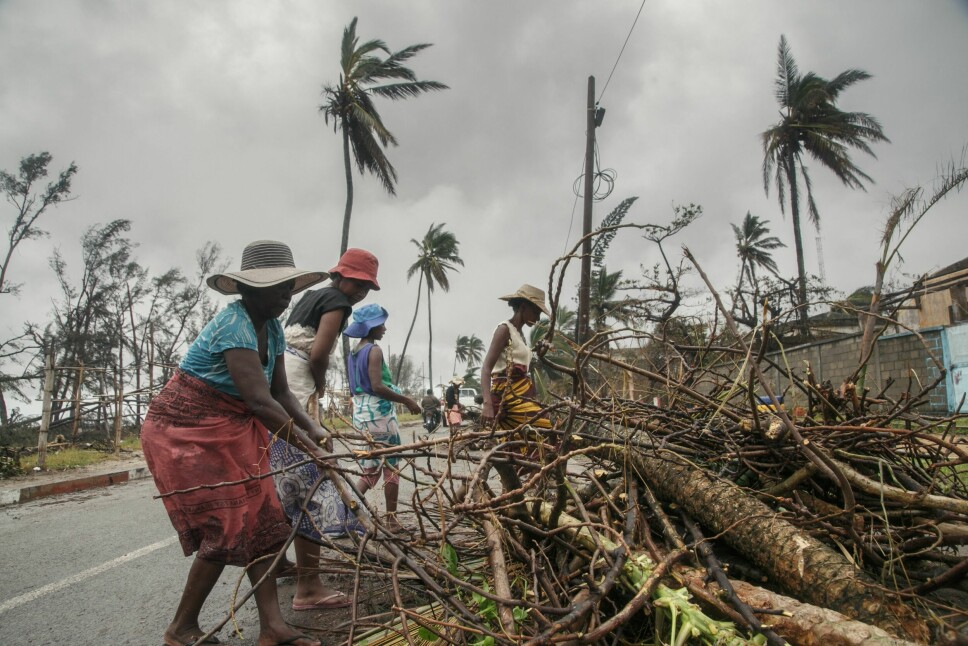 Organisasjonen FID (Fonds d'Intervention pour le Développement) rydder etter en syklon som herjet Madagaskar i februar.