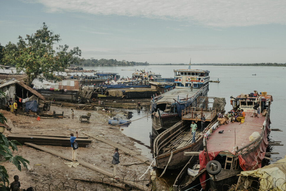 Ebola er bekreftet i havnebyen Mbandaka, omtrent halvveis mellom Kinshasa og Kisangani opp Kongo-elva.