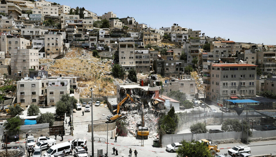 Nærmere 40 palestinske bygninger er revet i Øst-Jerusalem i år. I går ble enda et hus revet i bydelen Silwan.