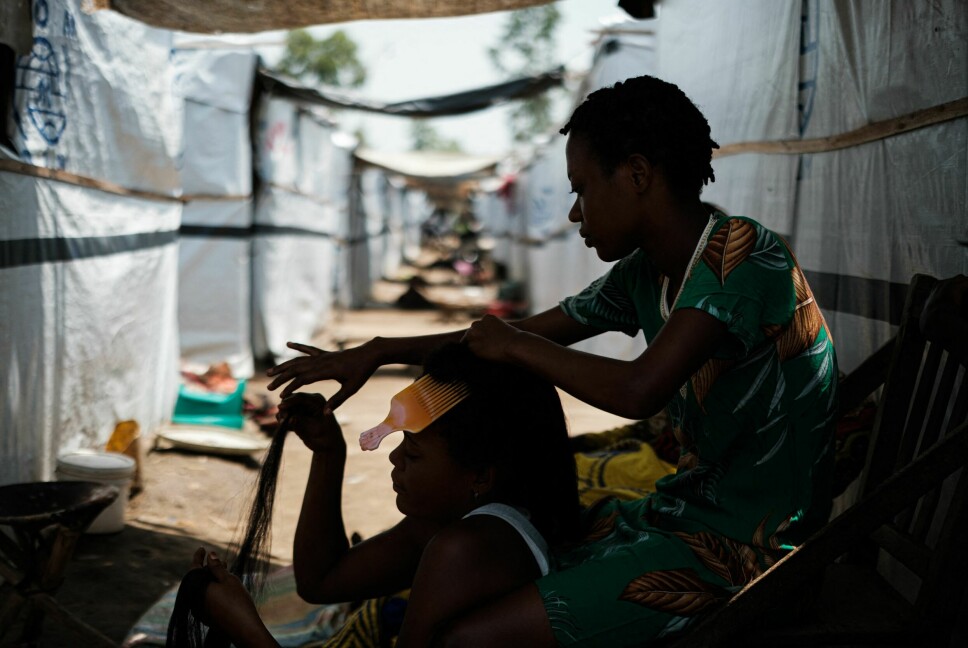 Familier fordrevet fra hjemmene sine grunnet høy vannstand i Tanganyikasjøen i mars i år er gjenbosatt i en leir for internt fordrevne i Gatumba. Burundi regnes for å være blant de mest sårbare for klimaendringer i verden.