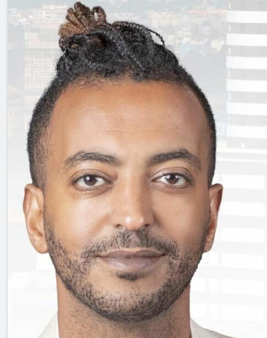Jonas Tesfu kommer opprinnelig fra Eritrea, er oppvokst i Sverige og leder Pangea Accelerator.
