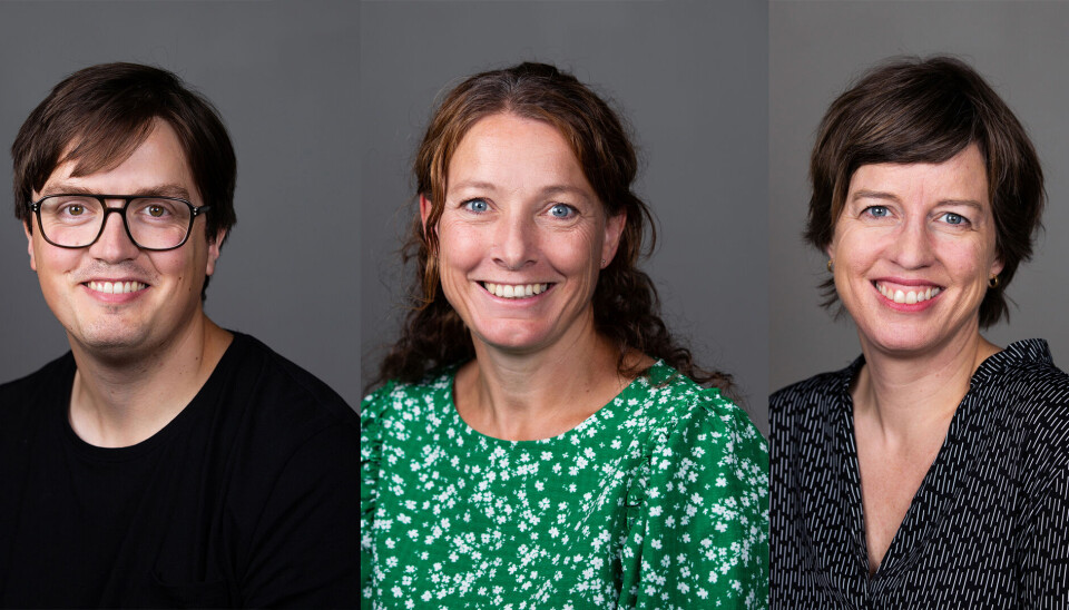 Harald Aksnes Karmhus, Line Røst Thorsrud og Astrid Folkedal Kraidy. Harald Aksnes Karmhus, Line Røst Thorsrud og Astrid Folkedal Kraidy.