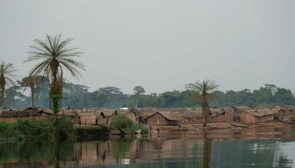 Greepeace har besøkt en rekke lokalsamfunn som miljøorganisasjonen mener vil bli hardt rammet av DR Kongos planlagte olje- og gassleting. Bildet er fra en landsby i et av de sårbare områdene hvor det skal auksjoneres bort olje- og gassblokker.