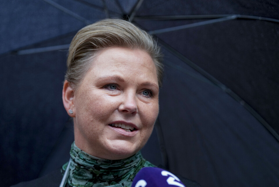 Utviklingsminister Anne Beathe Tvinnereim (Sp). Utviklingsminister Anne Beathe Tvinnereim (Sp).
