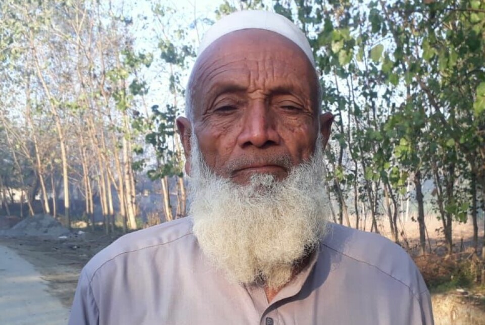 Mohammad Tahir mistet over førti mål med sukkerrøravlinger i flommen.