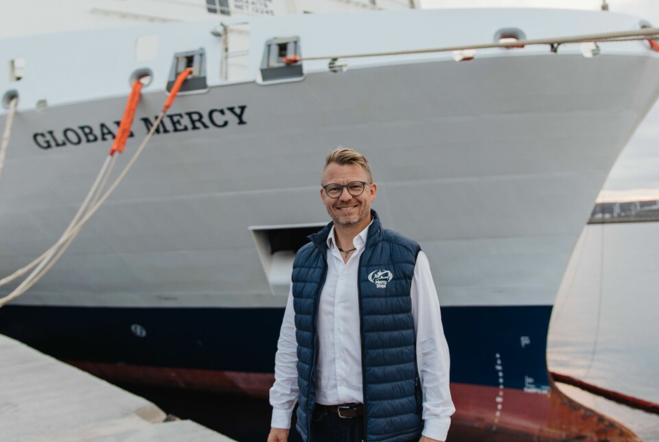 Martin Frigstad Aarflot blir ny daglig leder i Mercy Ships Norge. Mercy Ships bruker sykehusskip der mannskapet jobber gratis, og gir gratis operasjoner til mennesker i fattige land. Mye av arbeidet gjøres på vestkysten av Afrika. Foto: Christoph Nerz