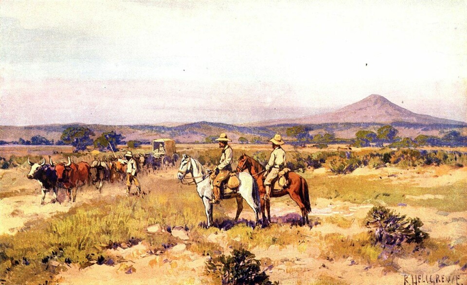 Europeiske settlere i Tysk Sørvest-Afrika, cirka 1911. Bilde: Wikimedia