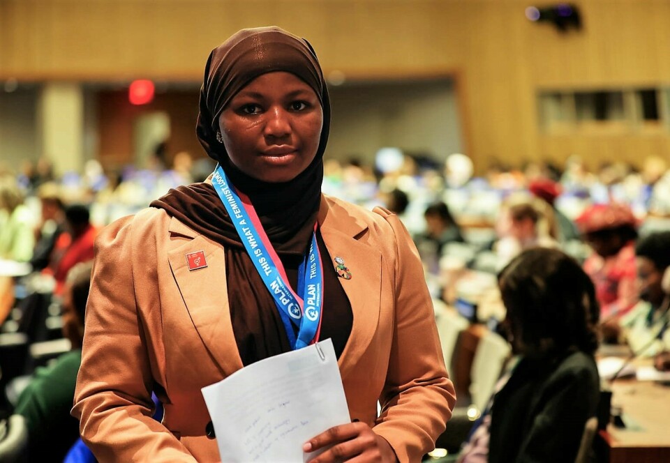 Hiqmat Sungdeme Saani talte på FNs kvinnekommisjon i New York, som ungdomsdelegat fra SheLends og Plan International, forrige uke. – Årets kvinnekommisjon fokuserte på teknologi, innovasjon og utdanning for å oppnå likestilling, forteller Saani, som selv er IT-entreprenør.