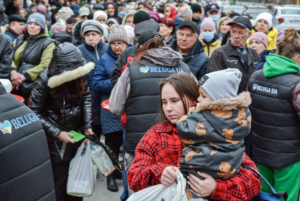Flere millioner mennesker er drevet på flukt etter Russlands invasjon av Ukraina i februar i fjor.