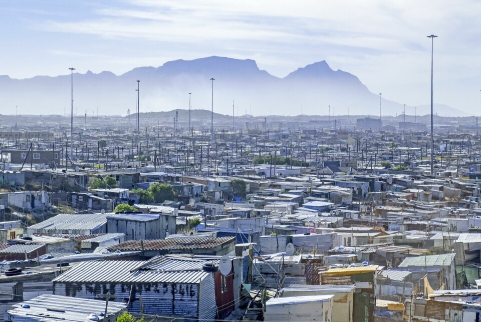 Arbeidsledigheten i Sør-Afrika er enorm. Bildet er fra Khayelitsha Township i Cape Town.