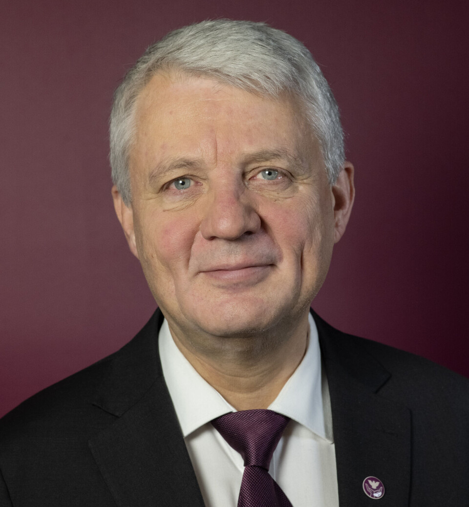 Dagfinn Høybråten, avtroppende generalsekretær i Kirkens Nødhjelp