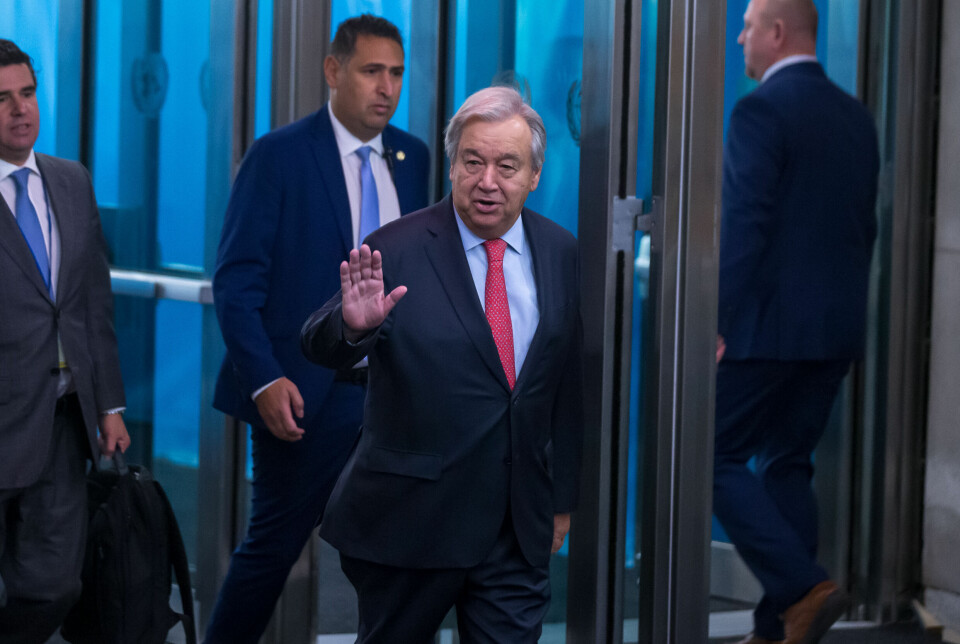 FN-sjef António Guterres ønsker spesifikke tiltak av de som skal tale og ikke tomme løfter. Norge er blant landene som ikke får tale under klimadelen av FNs høynivåuke i New York.