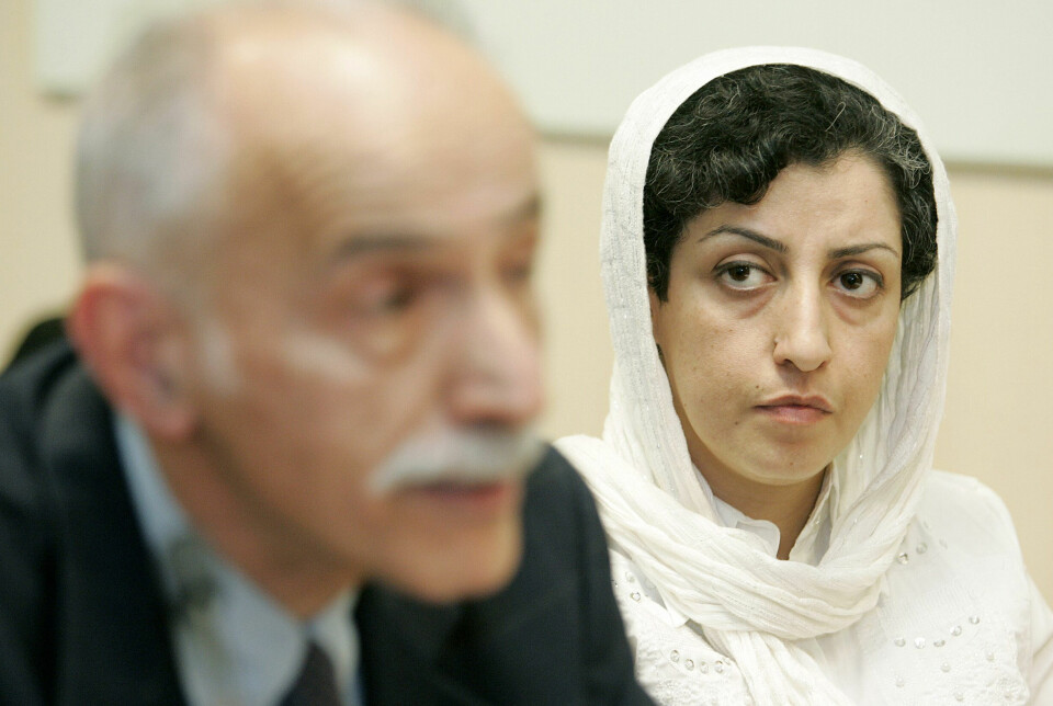 Iranske Narges Mohammadi får Nobels fredspris for 2023.