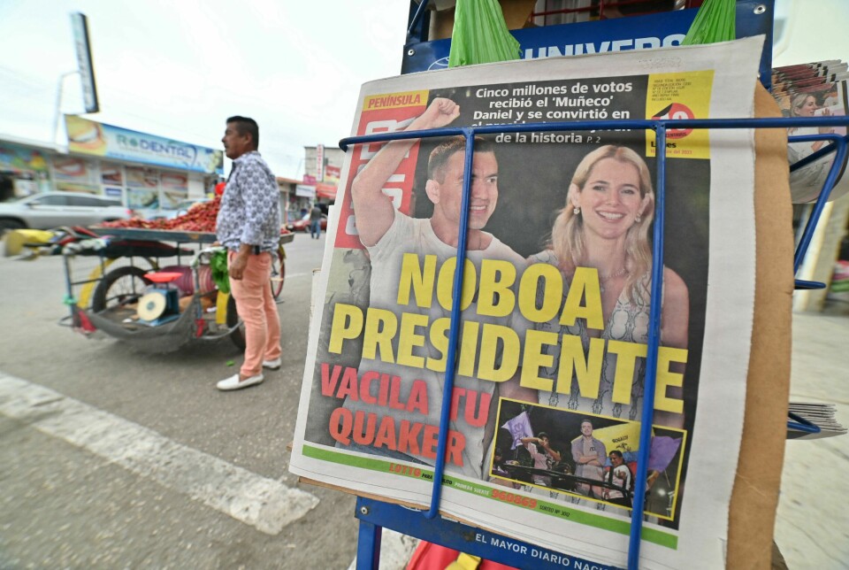 At det er en rikmann fra næringslivssentrumet Guayaquil som kan veive med seiersflaggene, er ikke nytt i ecuadoriansk politikk, skriver Benedicte Bull. Søndag vant bananarving Daniel Noboa valget i Equador.