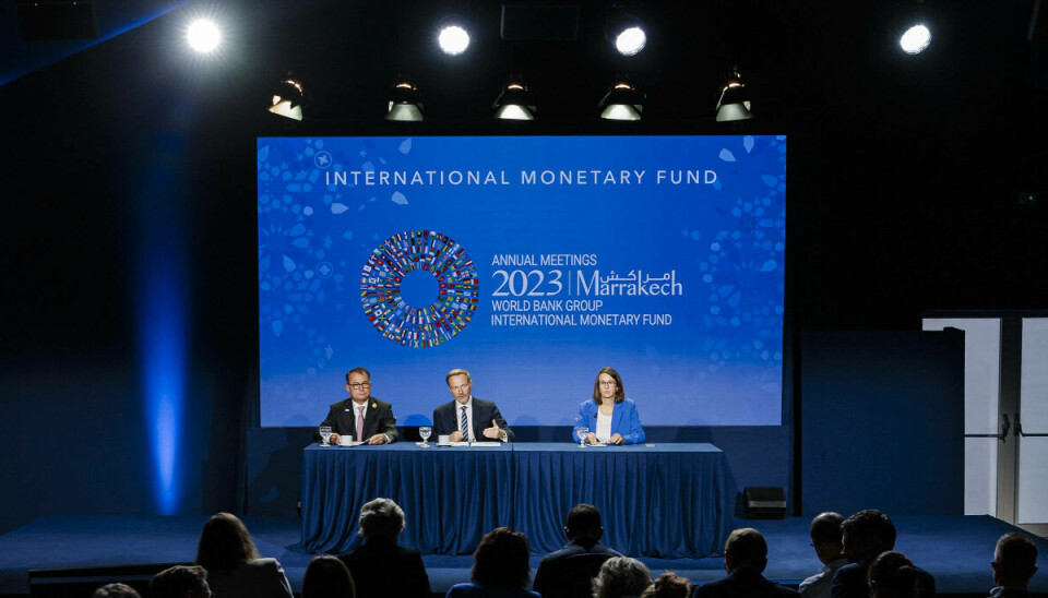 Det internasjonale pengefondet og Verdensbanken holdt sine årsmøter i Marrakech tidligere i høst. SVs Ingrid Fiskaa kritiserer regjeringen for ikke å ta initiativ til større grep for gjeldsslette eller ansvarlig långiving.