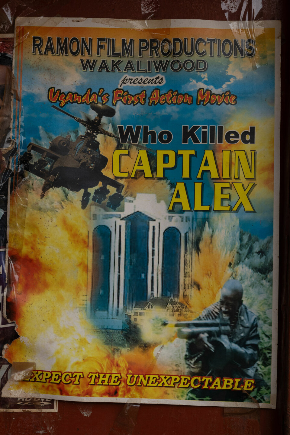 Filmplakaten til 'Who killed Captain Alex'.