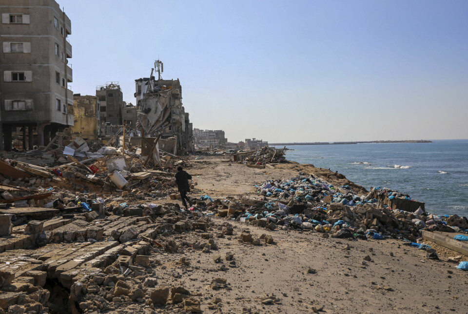 Stranda i Gaza by er ikke lenger noen idyll etter måneder med israelske angrep. En israelsk eiendomsutvikler lokket nylig bosettere med 'et hus på stranden' i Gaza, men bedyrer at det ikke foreligger konkrete planer om slike byggeprosjekter.