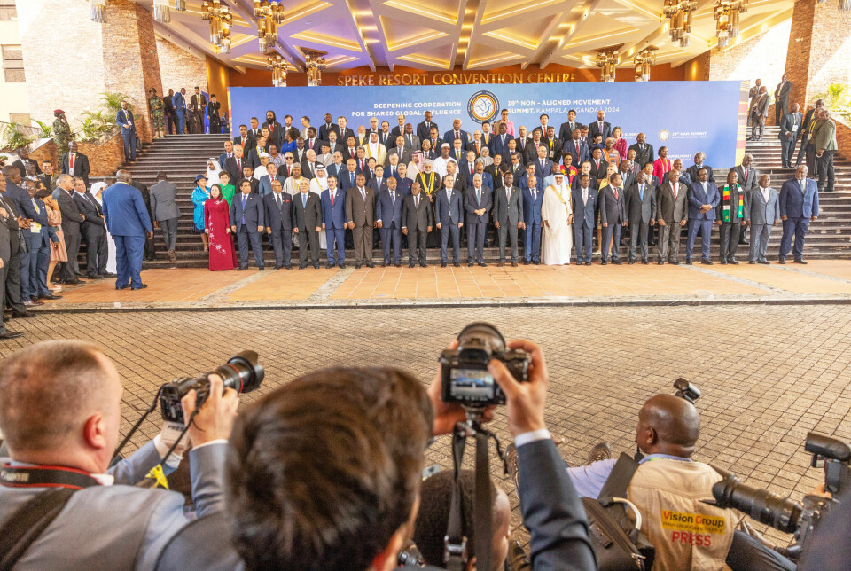 Delegater fra over 120 land deltok på toppmøtene i regi av NAM og G77.