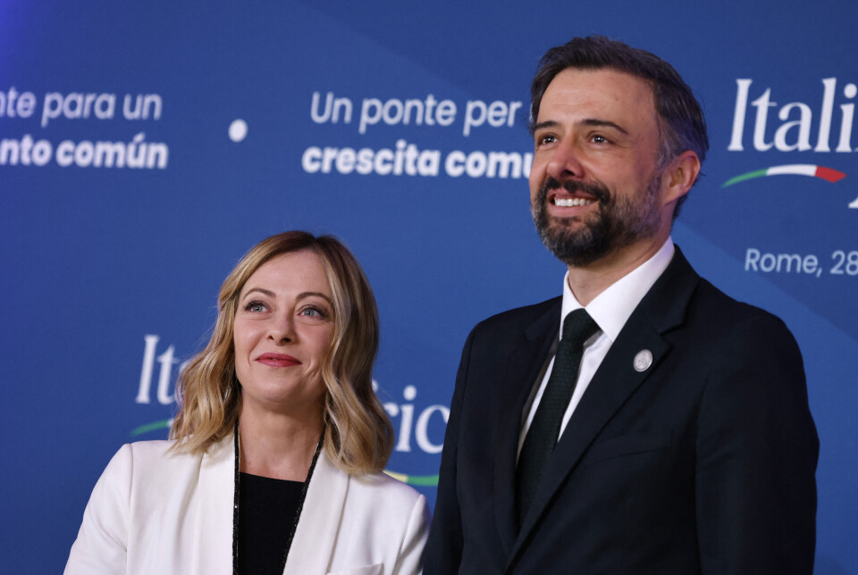 President for det internasjonale fondet for jordbruksutvikling (IFAD), Alvaro Lario, ønskes velkommen av Italias statsminister, Giorgia Meloni, til Italia-Afrika konferansen i Roma i slutten av januar i år. Han mener andre FN organisasjoner må se til IFAD for å løse utfordringer med finansiering.