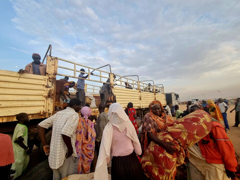 Flyktninger ankommer Renk fra den sudanske grensa hver dag klokken fem på ettermiddagen.