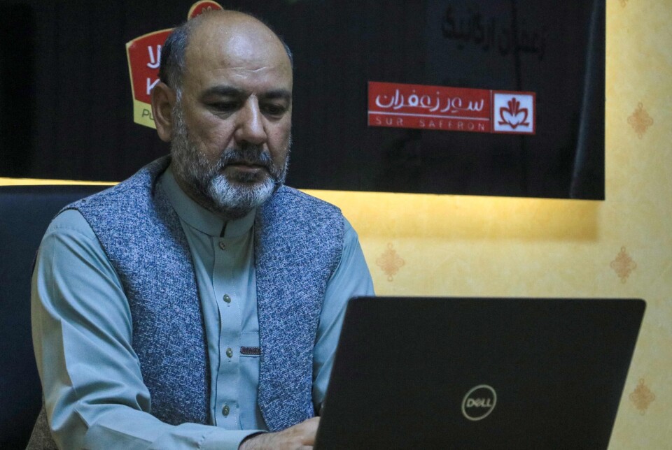En bedret sikkerhet under Taliban har gjort at Azizullah Rehmatis Red Gold Saffron Company i Herat kommer til å doble inntjeningen i år.