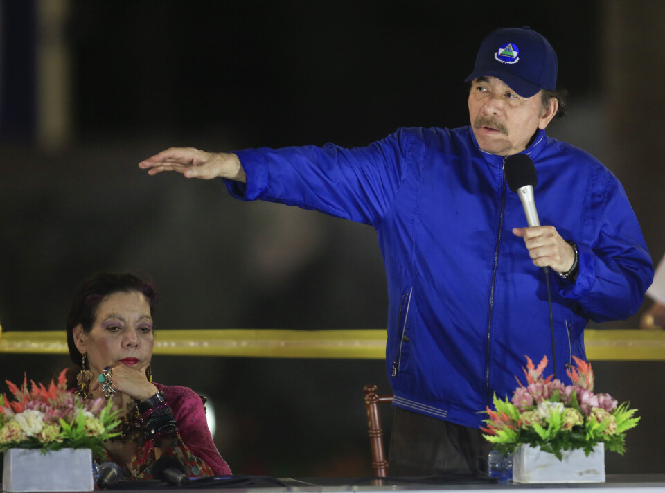 Nicaraguas mangeårige president Daniel Ortega og kona Rosario Murillo, som er utnevnt til visepresident, nekter Redd Barna og tusenvis av andre uavhengige organisasjoner å operere i landet.