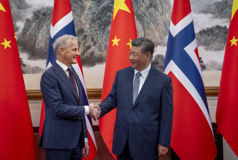 Statsminister Jonas Gahr Støre (Ap) møter Kinas president, Xi Jinping, i Beijing. Støre er i Folkerepublikken Kina for å markere 70 år med diplomatiske forbindelser med Norge.