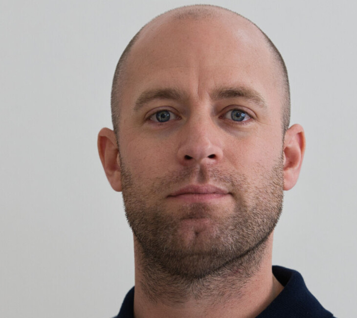Marijn van Broekhoven, Norsk Folkehjelps direktør for donorkontakt og rapportering i Ukraina.