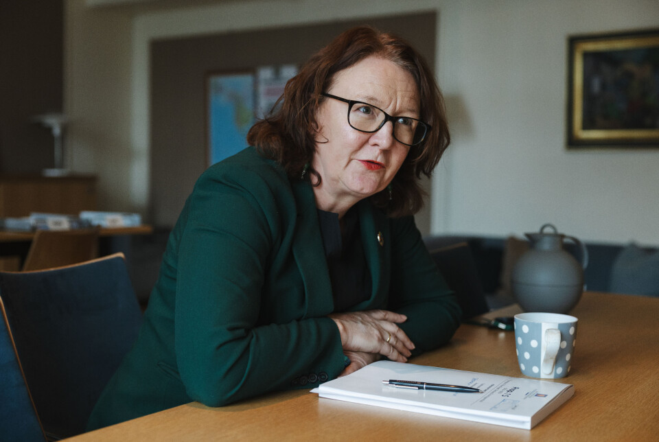 Bjørg Sandkjær, statssekretær i Utenriksdepartementet, fra Senterpartiet.