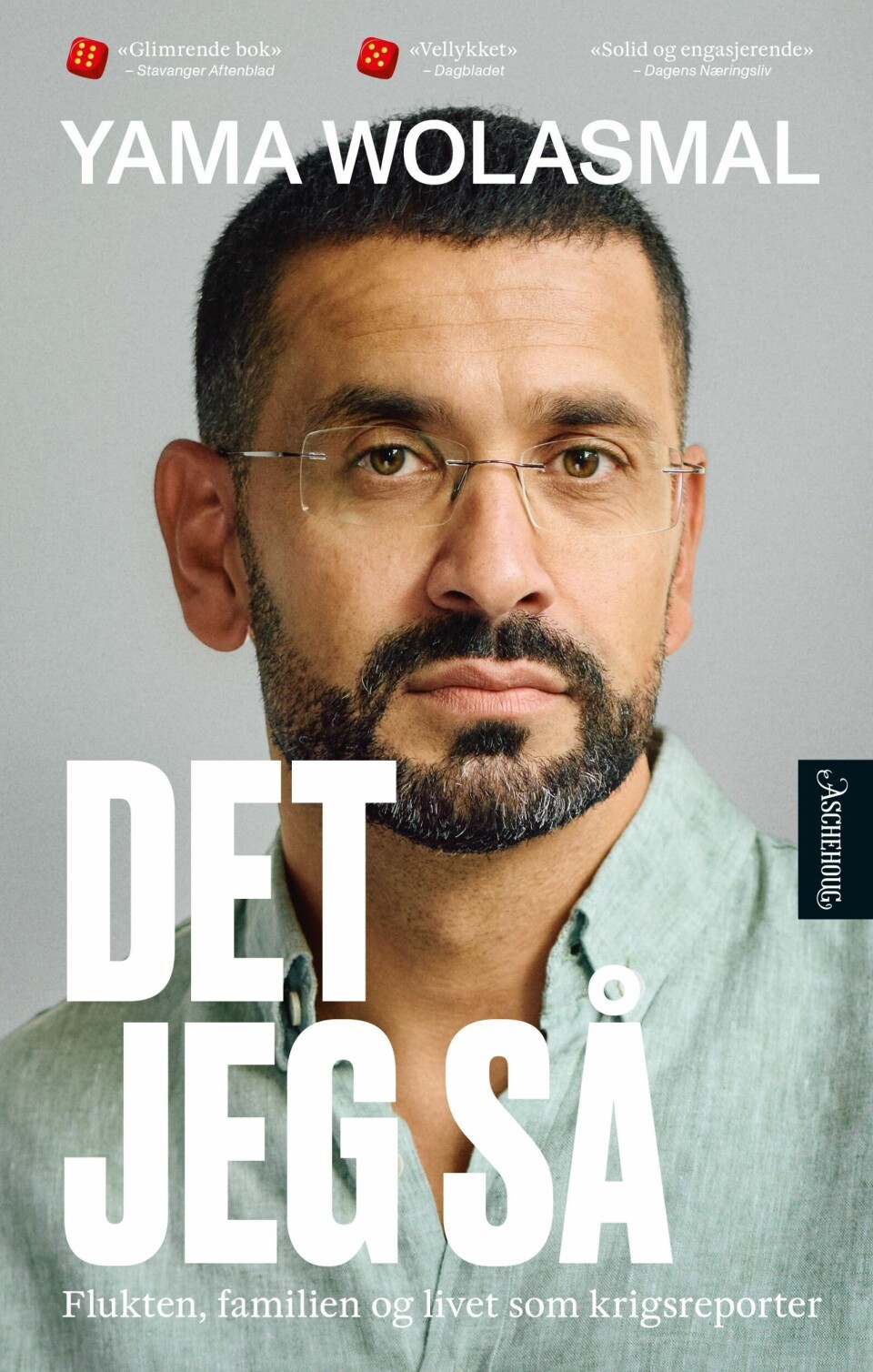 «Det jeg så – flukten, familien og livet som krigsreporter» av Yama Wolasmal, utgitt av Aschehoug.