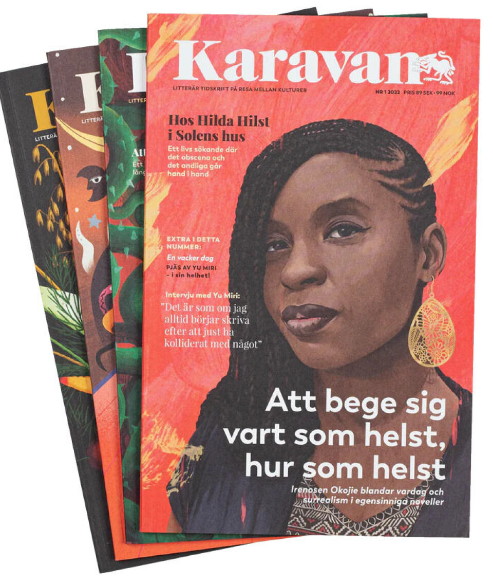 Det svenske tidsskriftet «Karavan».