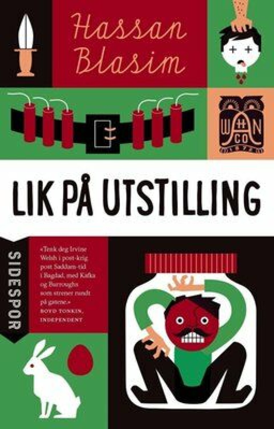 Lik på utstilling» av Hassim Blasim.