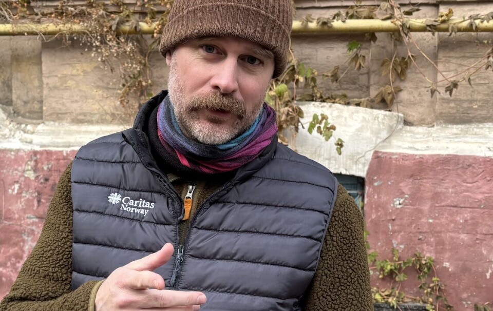 Alexander Røskestad, Caritas-Norges representant i Kyiv.