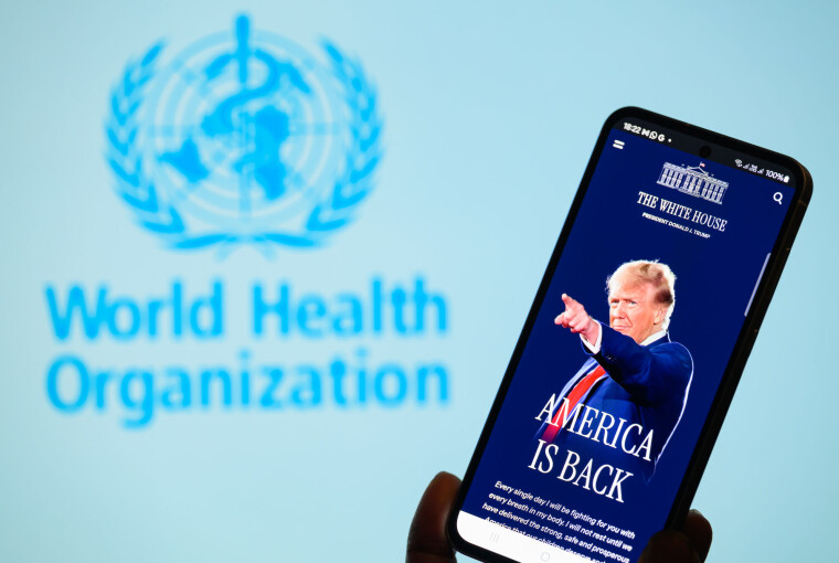 Websiden til Det hvite hus har blitt hyppig besøkt de siste to dagene. Slik var det også ved WHOs kontor i Brussel der bildet er tatt.