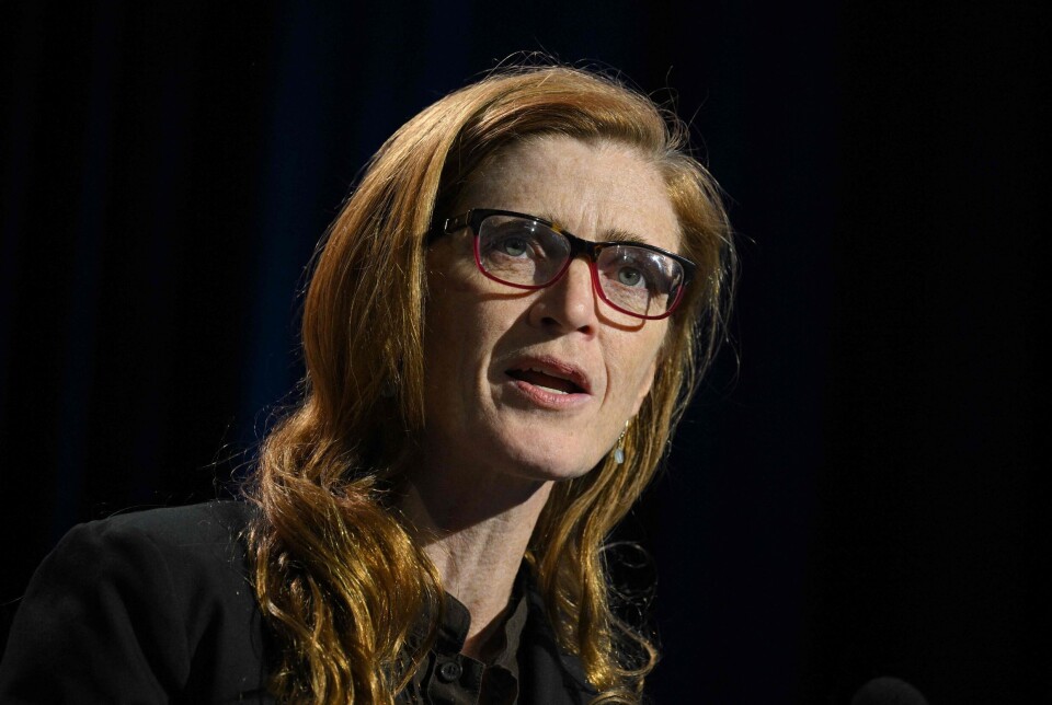 Utgående USAID-sjef Samanta Power.