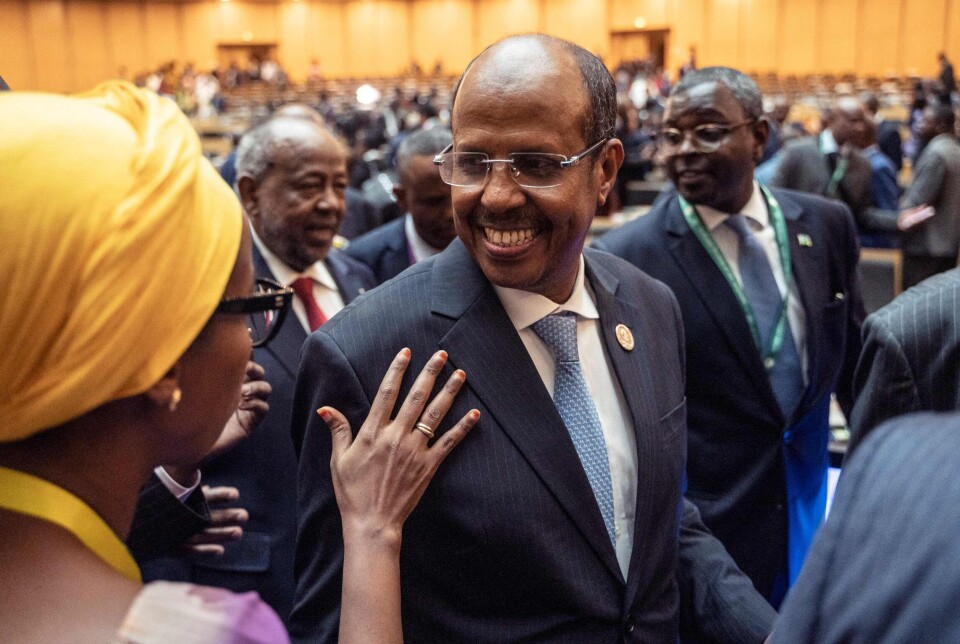 Djiboutis utenriksminister Mahmoud Ali Youssouf smilte bredt da han ble valgt som ny leder for Den afrikanske unions kommisjon (AUC) 15. februar. Det skjedde på unionens årlige toppmøte i Addis Abeba, Etiopia.