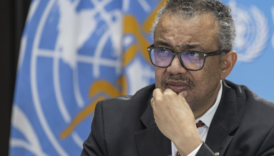 WHOs leder Tedros Adhanom Ghebreyesus advarer mot konsekvensene av USAs bistandskutt.