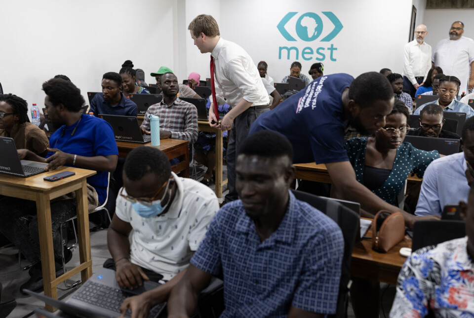 Hos MEST møter Aukrust gründerspirer innen teknologi. – Afrika har verdens yngste befolkning og de må ha jobber å gå til, sier han.