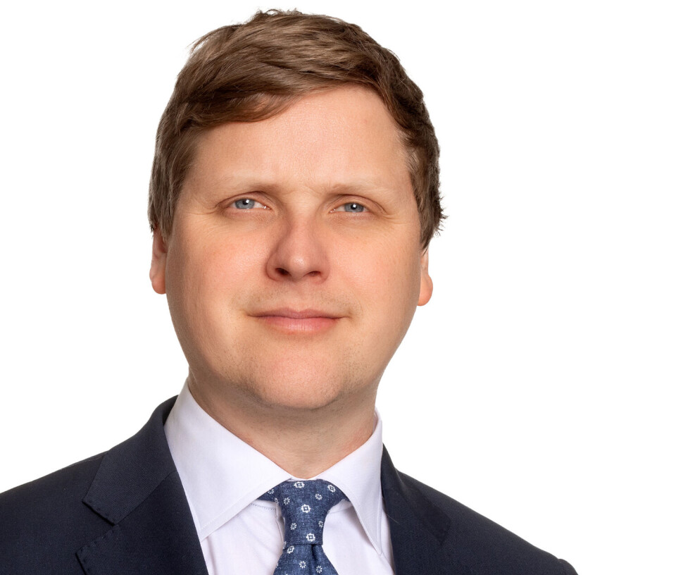 Åsmund Aukrust, utviklingsminister (Ap).