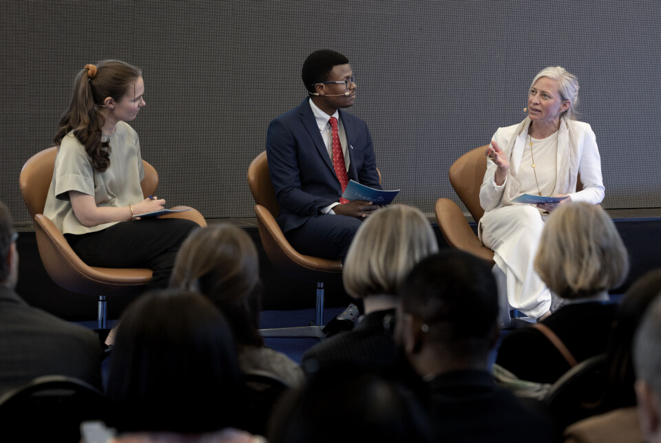 When we fail: Under Norfundkonferansen, som gikk av stabelen i Oslo i går, delte Norfunds Marianne Jønsberg, Donald Kariuki og Birgit Edlefsen (t.h) erfaringer fra to million-investeringer der det statlige investeringsfondet mislyktes.