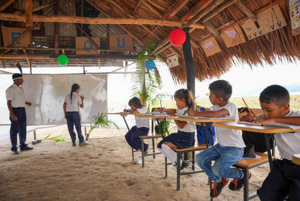 Flyktninghjelpen støtter en rekke skoleprosjekter i Venezuela, som her i delstaten Apure.