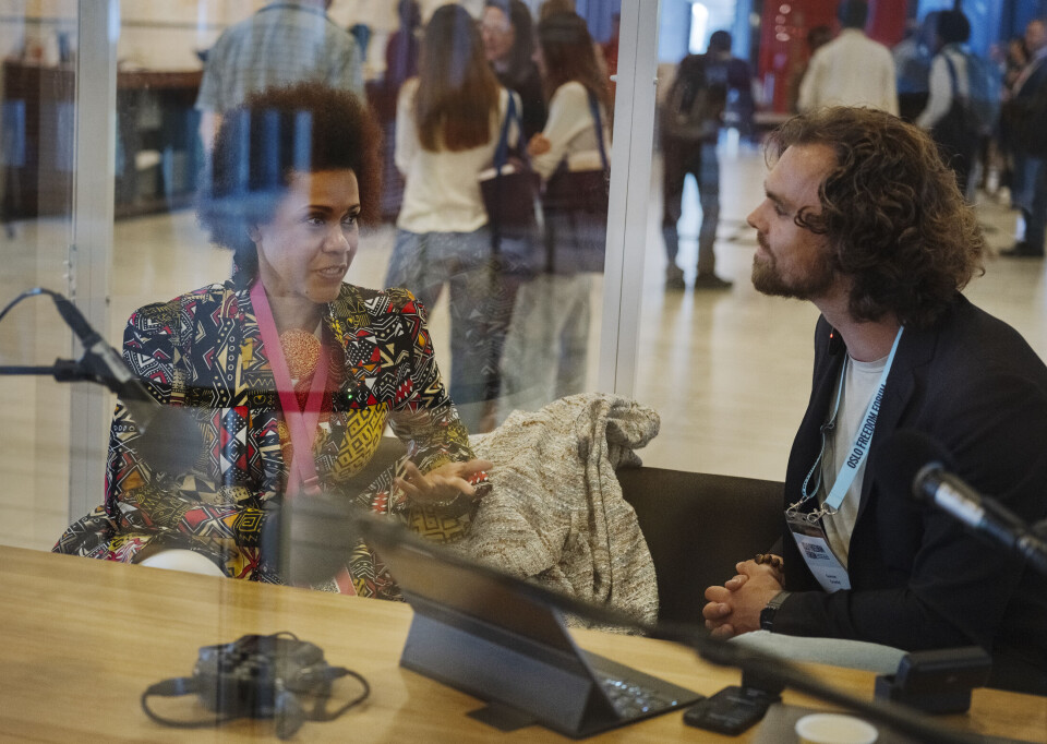 Maria Sarungi Tsehai deltok denne uka på menneskerettighetskonferansen Oslo Freedom Forum, arrangert av Human Rights Foundation.